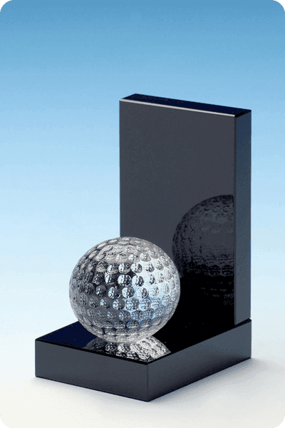 Kristall Statuette -  GLA0258