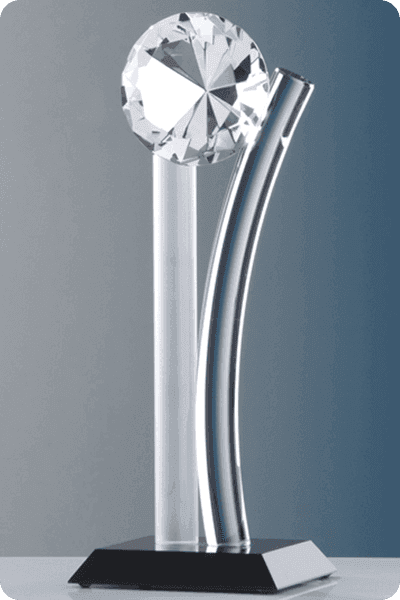 Kristall Statuette -  GLA0271