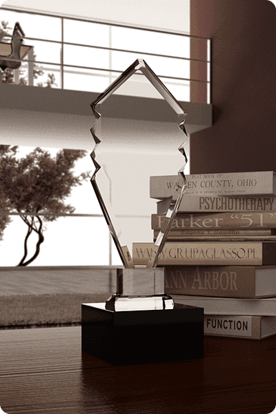 Kristall Statuette -  GLA0320