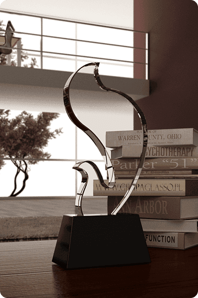 Kristall Statuette -  GLA0333