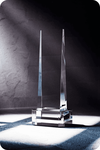 Kristall Statuette -  GLA0409