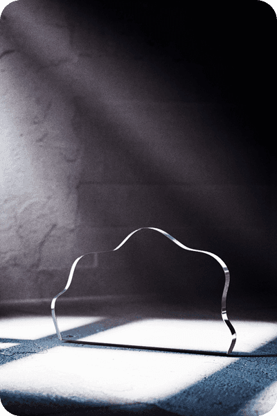 Glas Statuette -  GLA0412