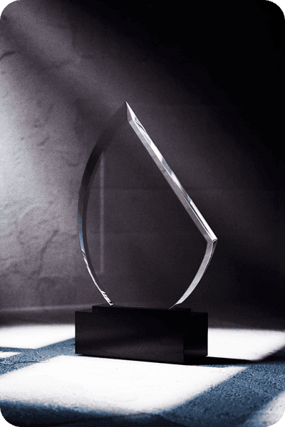 Kristall Statuette -  GLA0419