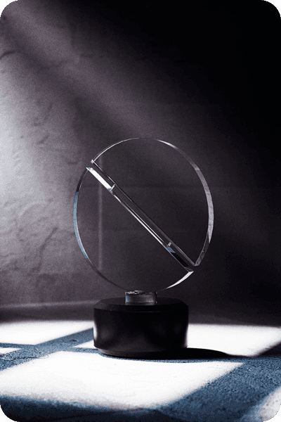 Kristall Statuette -  GLA0423
