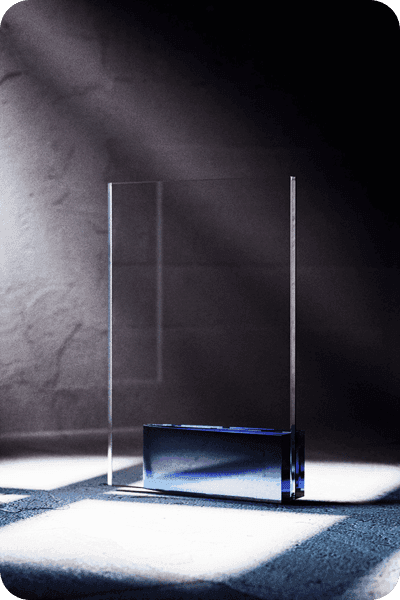 Kristall Statuette -  GLA0428