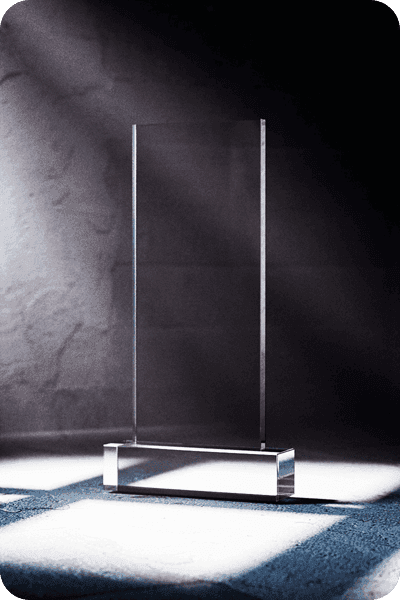 Kristall Statuette -  GLA0430