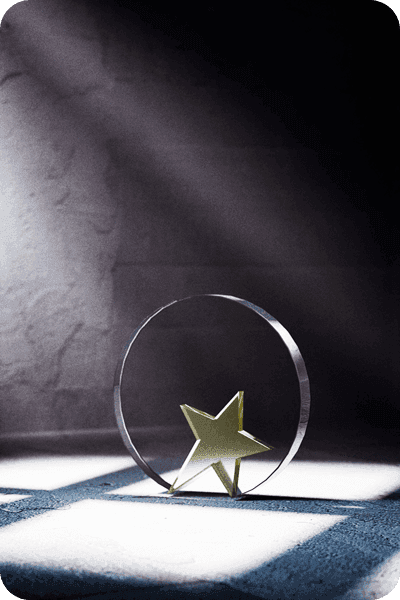 Kristall Statuette -  GLA0438