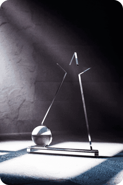 Glas Statuette -  GLA0441