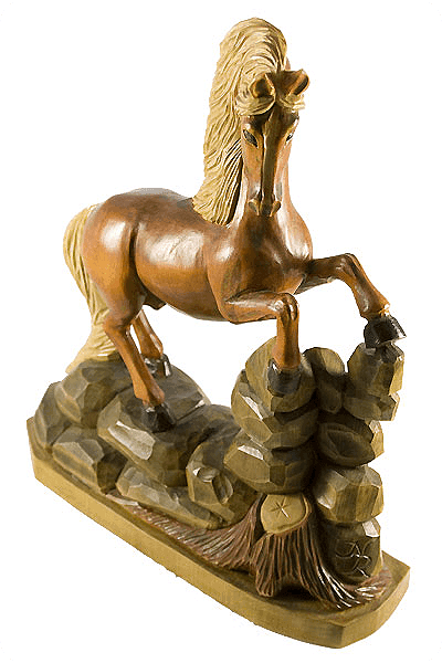 Hölzerne Statuette -  DRE019