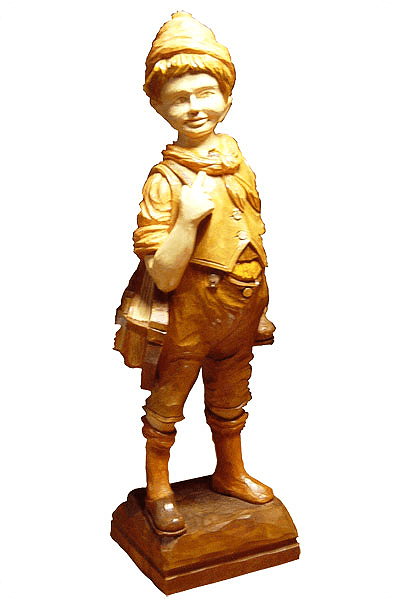 Hölzerne Statuette -  DRE022