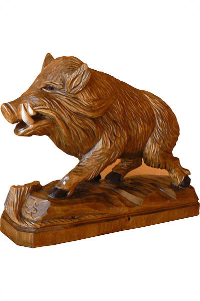 Hölzerne Statuette -  DRE024